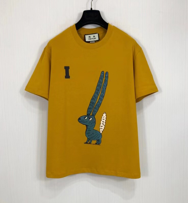 Squirrel PRINT T-SHIRT Cotton T-shirt Men Short Sleeve T Shirts Slim Fit Hip Hop Streetwear Tees Fashion Women Tops DY855562, Yellow 
Squirrel PRINT T-SHIRT Cotton T-shirt Men Short Sleeve T Shirts Slim Fit Hip Hop Streetwear Tees Fashion Women Tops DY855562, Yellow