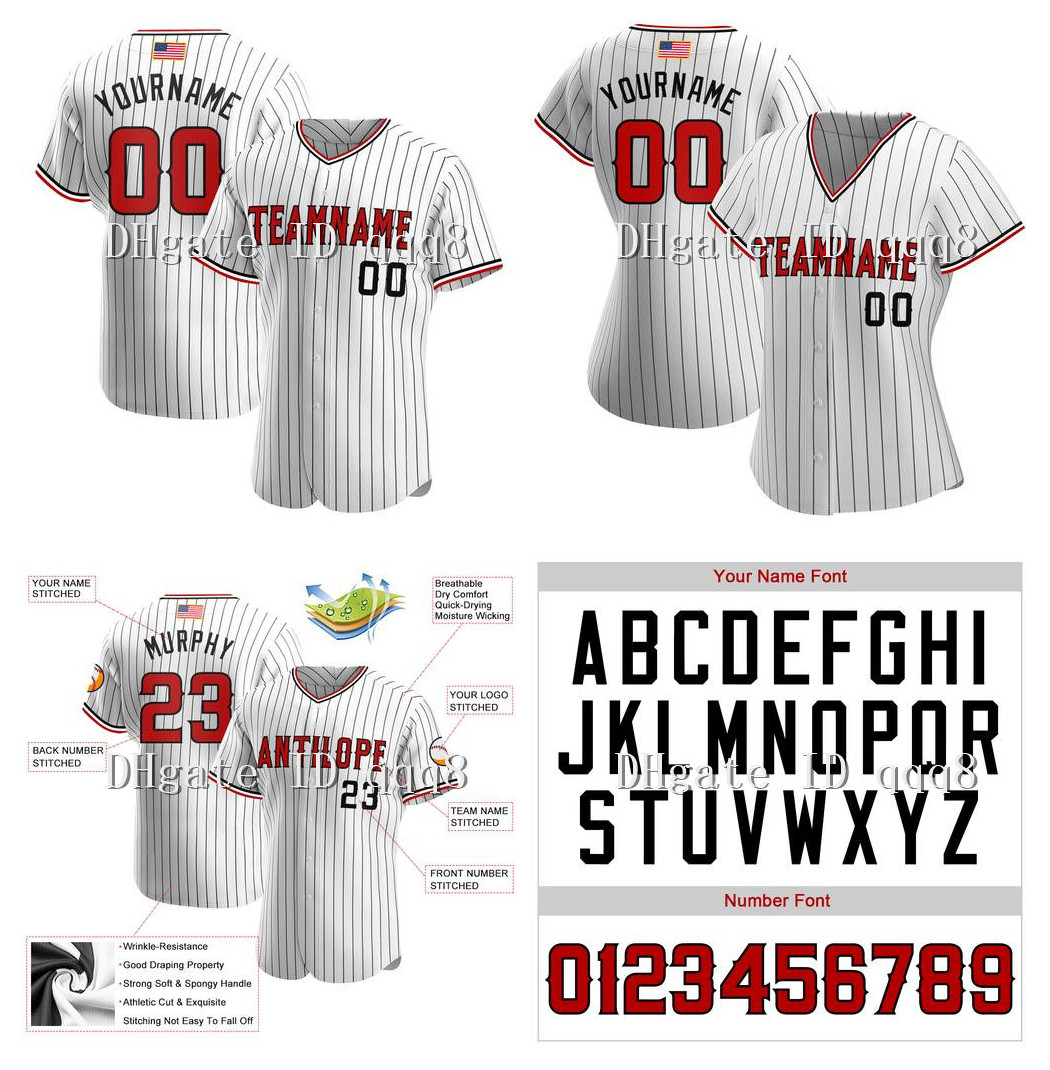 Custom White Black Strip Red-Black Authentic American Flag Fashion Baseball Jersey, Men size s-4l
Custom White Black Strip Red-Black Authentic American Flag Fashion Baseball Jersey, Men size s-4l