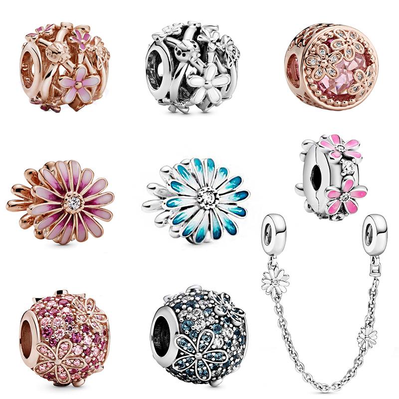 Other 2021 Fashion High Quality Silver 1: 1 White, Pink Daisy Flowers Bouquet Series Charm DIY Jewelry Original Woman Classic Gift
Other 2021 Fashion High Quality Silver 1: 1 White, Pink Daisy Flowers Bouquet Series Charm DIY Jewelry Original Woman Classic Gift