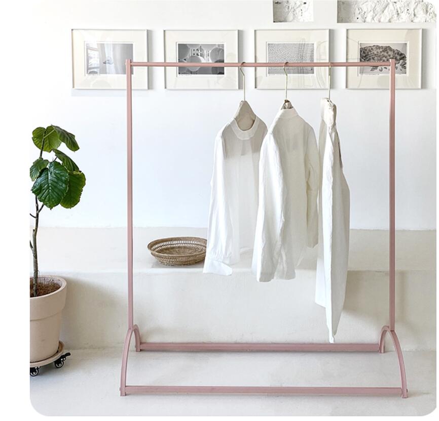 Clothes rack display shelf floor racks cloth Storage Holders floors bedroom hanging clothing Organization household
