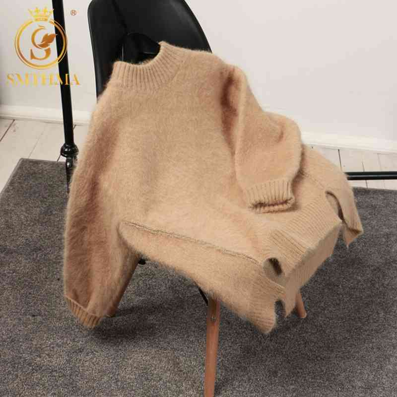 Mink Cashmere Turtleneck Winter Knitted Sweater Women Long Sleeve Loose Pullover Female Asymmetry Soft Warm Autumn Casual Jumper 210520, Photo color
Mink Cashmere Turtleneck Winter Knitted Sweater Women Long Sleeve Loose Pullover Female Asymmetry Soft Warm Autumn Casual Jumper 210520, Photo color