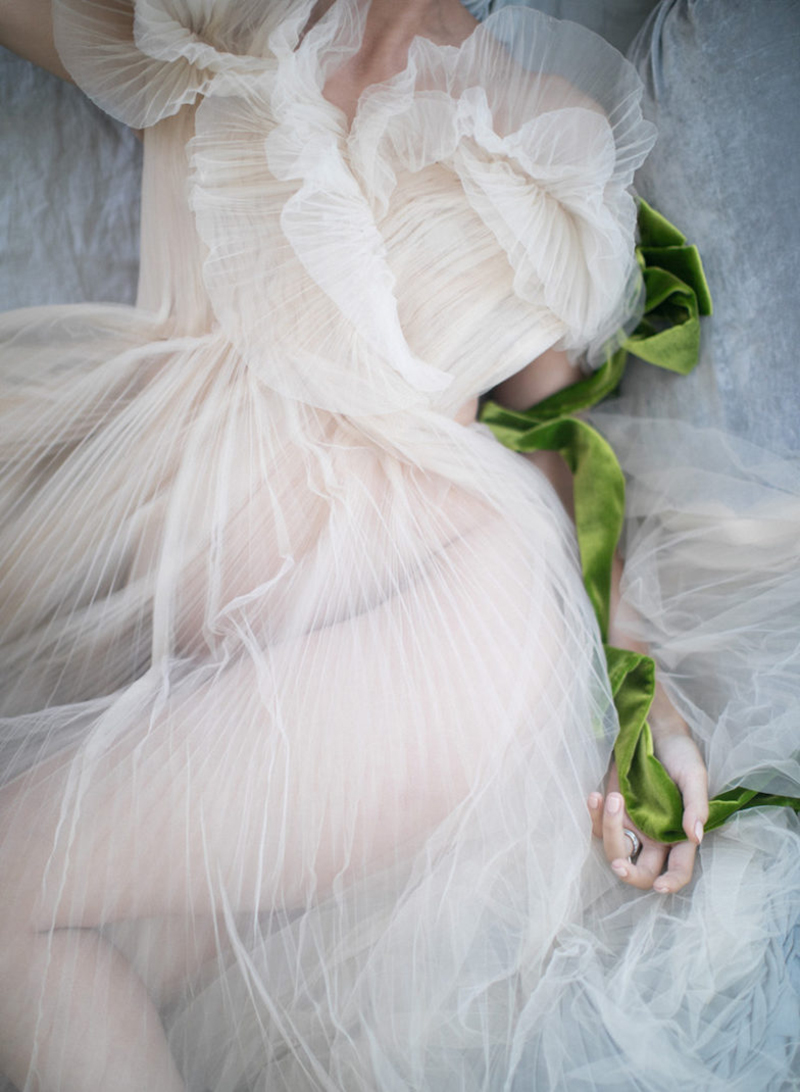 2021 Blue Ruffle Plus Size Pregnant Ladies Maternity Sleepwear Dress One Shoulder Nightgowns For Photoshoot Lingerie Bathrobe Nightwear Baby Show