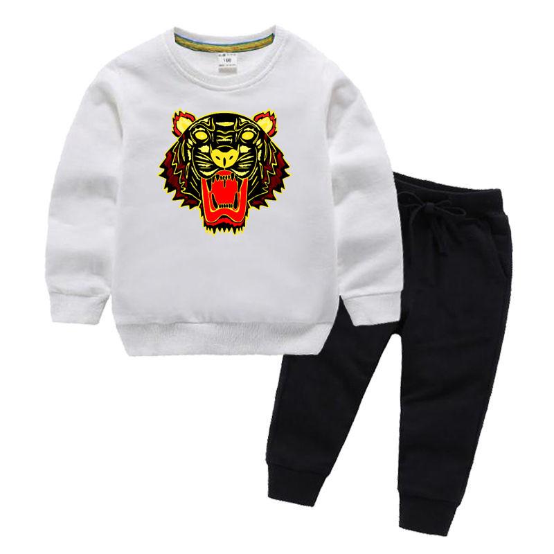 KZ Brand Tiger Baby infant boy Luxury Designer clothes Kids Sets 2-7T Children O-neck Hoodies And Pants 2Pcs/set Boys Girls Sprring Sets, White
KZ Brand Tiger Baby infant boy Luxury Designer clothes Kids Sets 2-7T Children O-neck Hoodies And Pants 2Pcs/set Boys Girls Sprring Sets, White