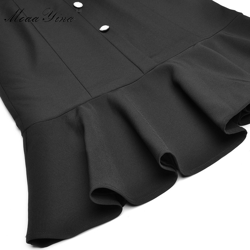 Fashion dress Spring Women's Dress Beaded Long sleeve Package hip Elegant Mermaid Dresses 210524