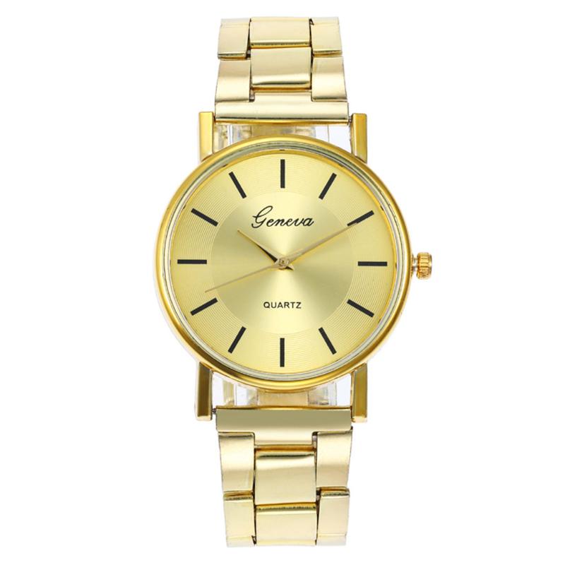 Wristwatches Simple Quartz Watch Stainless Steel Women Wristwatch Casual Fashion Montre Femme Relogio Feminino Drop, Gold
Wristwatches Simple Quartz Watch Stainless Steel Women Wristwatch Casual Fashion Montre Femme Relogio Feminino Drop, Gold