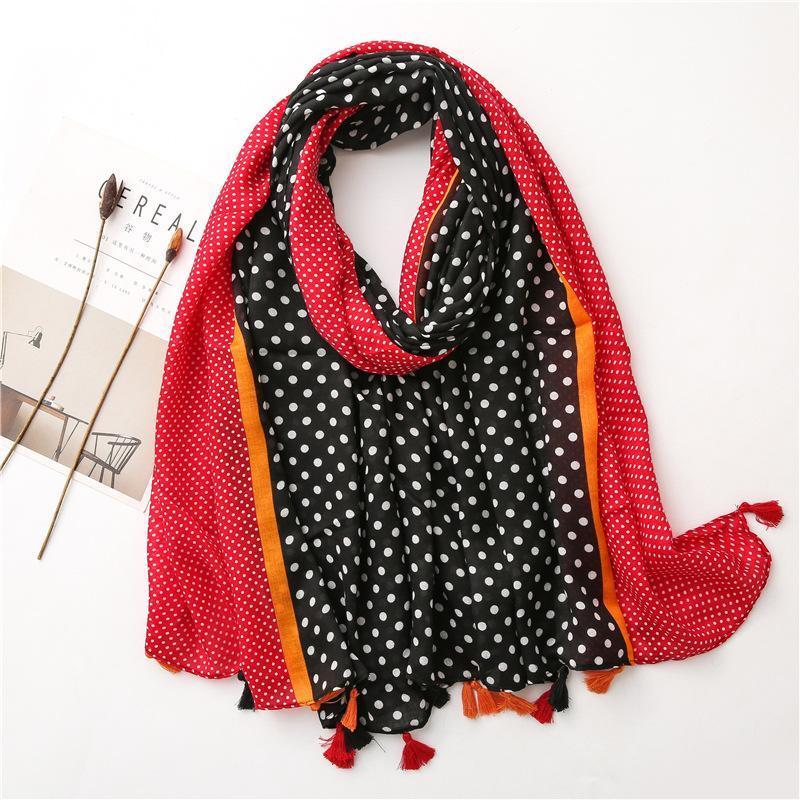 Scarves 2021 Bandana Foulard Spring Women Scarf Fashion Cotton Hijabs Ladies Shawls And Wraps Pashmina Stoles Poncho Dot, Blue;gray
Scarves 2021 Bandana Foulard Spring Women Scarf Fashion Cotton Hijabs Ladies Shawls And Wraps Pashmina Stoles Poncho Dot, Blue;gray