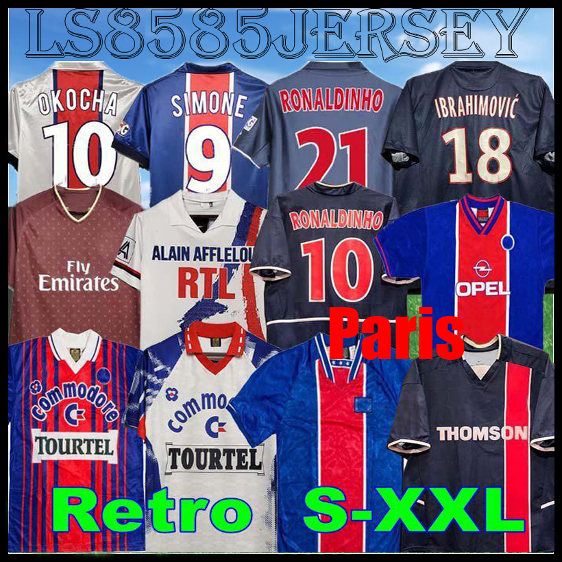 Retro Paris 93 94 95 96 SOCCER JERSEY OKOCHA SIMONE LEONARDO Beckham 98 99 00 01 02 03 90 92 classic RAI Ibrahimovic camisas de futebol RONA, Black;yellow
Retro Paris 93 94 95 96 SOCCER JERSEY OKOCHA SIMONE LEONARDO Beckham 98 99 00 01 02 03 90 92 classic RAI Ibrahimovic camisas de futebol RONA, Black;yellow
