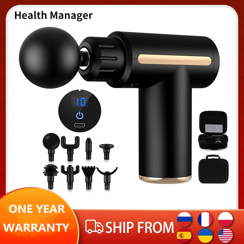 Health Manager Massage Gun Massager Muscle Relax Body Relaxation Electric Massager High Frequency Deep Tissue Percussion Muscle
Health Manager Massage Gun Massager Muscle Relax Body Relaxation Electric Massager High Frequency Deep Tissue Percussion Muscle