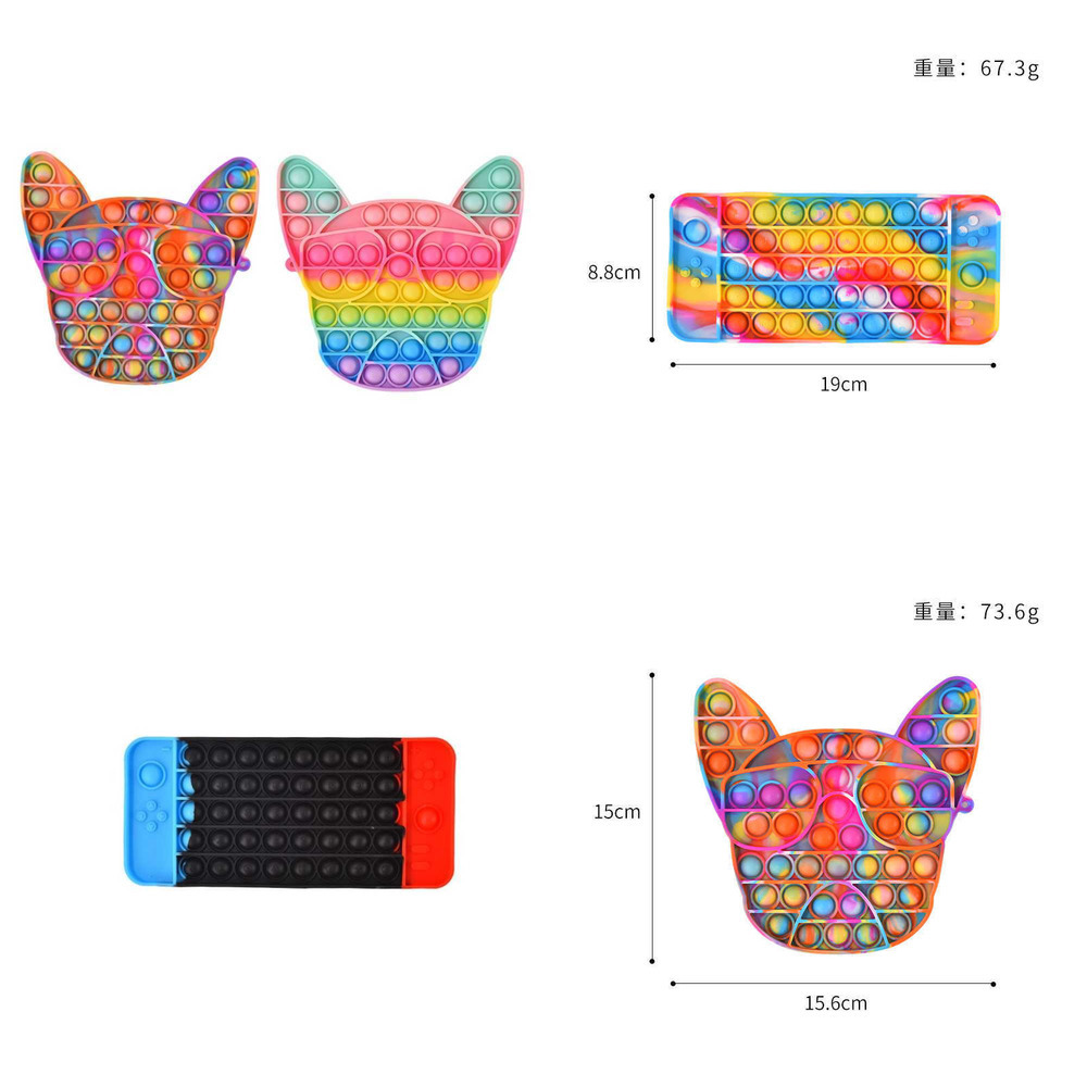 Tie Dye Rainbow Bull Terrier Gamepad Cartoon Shape Fidget Board Game Poo-its Toys Push Pop Bubble Popper Key Ring Early Educational Gift Kids Christmas Toy G83ZB6L, Classic handle
Tie Dye Rainbow Bull Terrier Gamepad Cartoon Shape Fidget Board Game Poo-its Toys Push Pop Bubble Popper Key Ring Early Educational Gift Kids Christmas Toy G83ZB6L, Classic handle