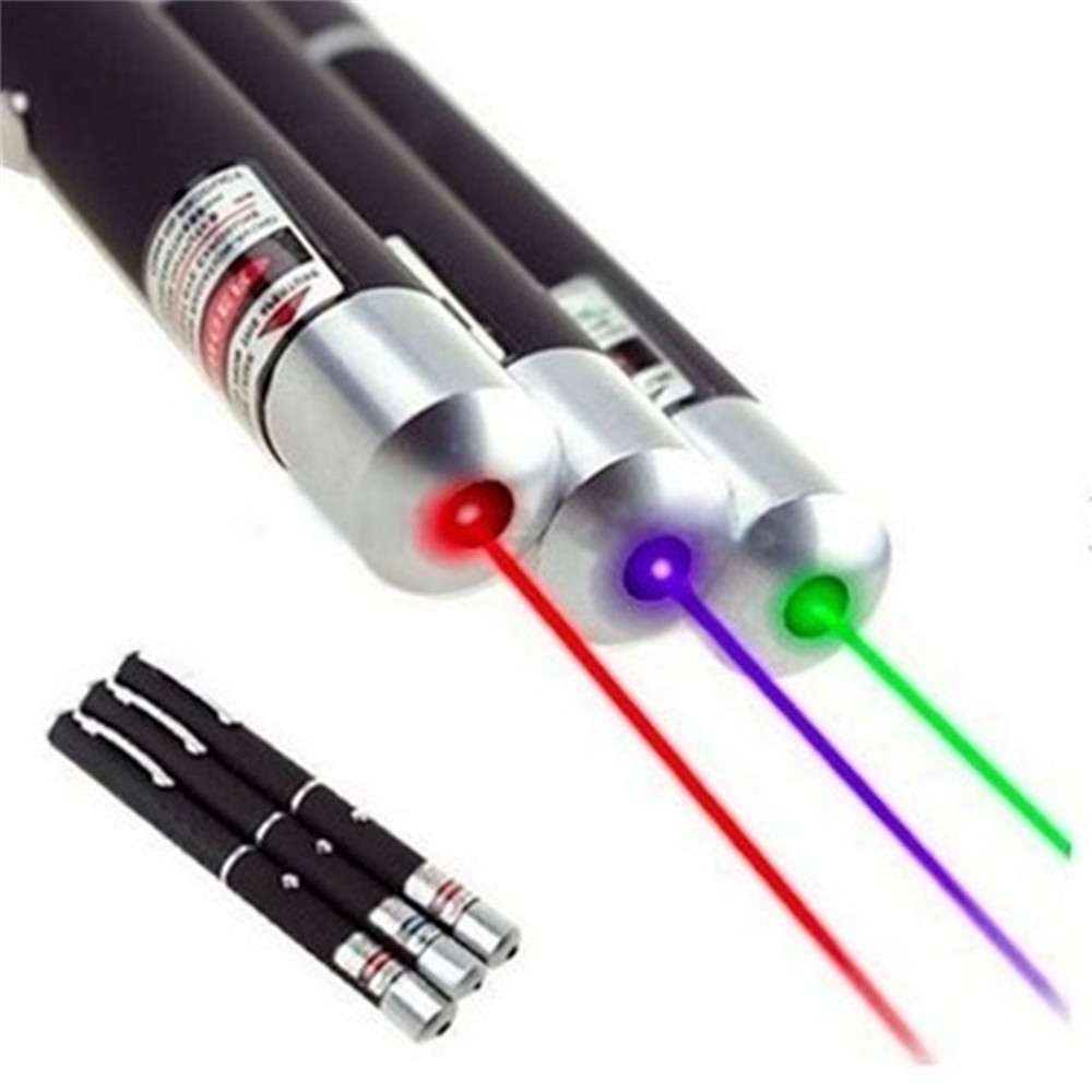 5MW LED Laser Pet Cat Toy Red Dot Light Sight 530Nm 405Nm 650Nm Interactive Pen Pointer