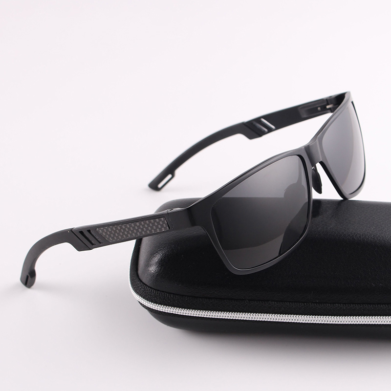Men Polarized Sunglasses HD Aluminum Magnesium Brand Outdoor Sports Driving Fishing 57MM Glasses Goggles oculos de sol Mirror With Original Box
