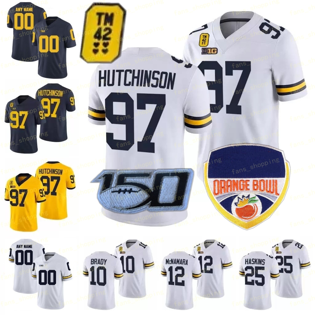 Orange Bowl Michigan Wolverines Football Jersey NCAA College Tom Brady Charles Woodson Hassan Haskins McNamara Aidan Hutchinson Ojabo Ross Hill Johnson Wilson, As
Orange Bowl Michigan Wolverines Football Jersey NCAA College Tom Brady Charles Woodson Hassan Haskins McNamara Aidan Hutchinson Ojabo Ross Hill Johnson Wilson, As