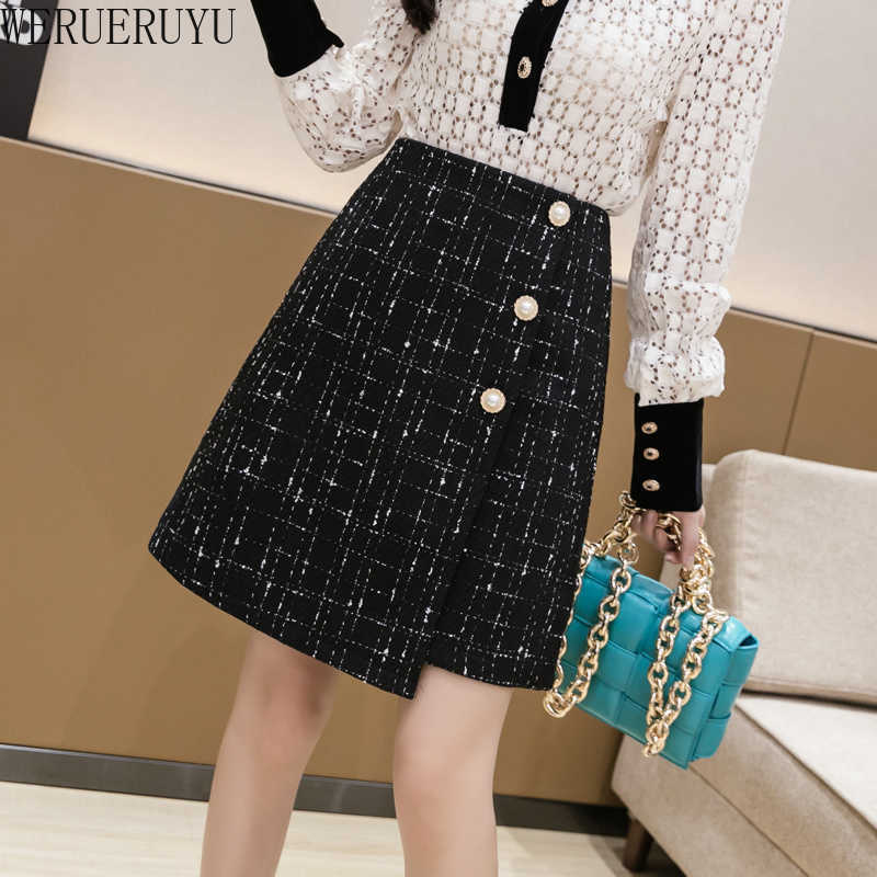 WERUERUYU Spring Arrival Vintage Temperament High Waist A-line Office Skirts Womens Woolen Mini Skirt 210608, Photo color
WERUERUYU Spring Arrival Vintage Temperament High Waist A-line Office Skirts Womens Woolen Mini Skirt 210608, Photo color