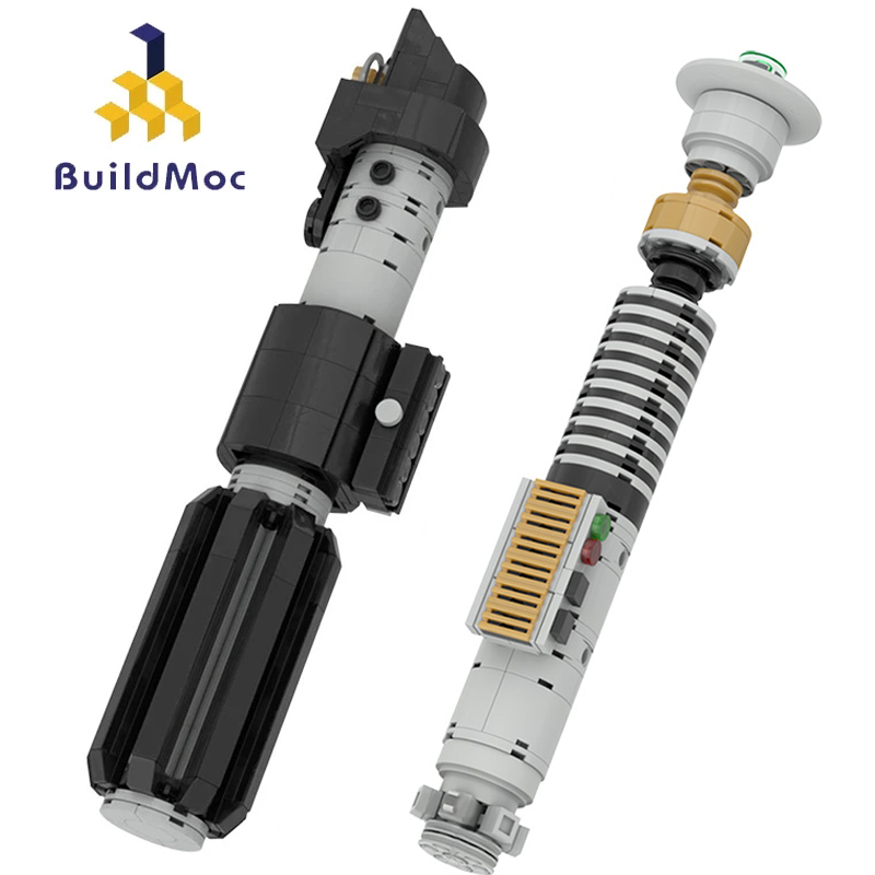 BuildMOC Star Movie Figures General Robot Grievous Vader Lightsaber Hilt Model Combat Weapon Building Blocks Kids Toys Xmas Gift 210330
BuildMOC Star Movie Figures General Robot Grievous Vader Lightsaber Hilt Model Combat Weapon Building Blocks Kids Toys Xmas Gift 210330
