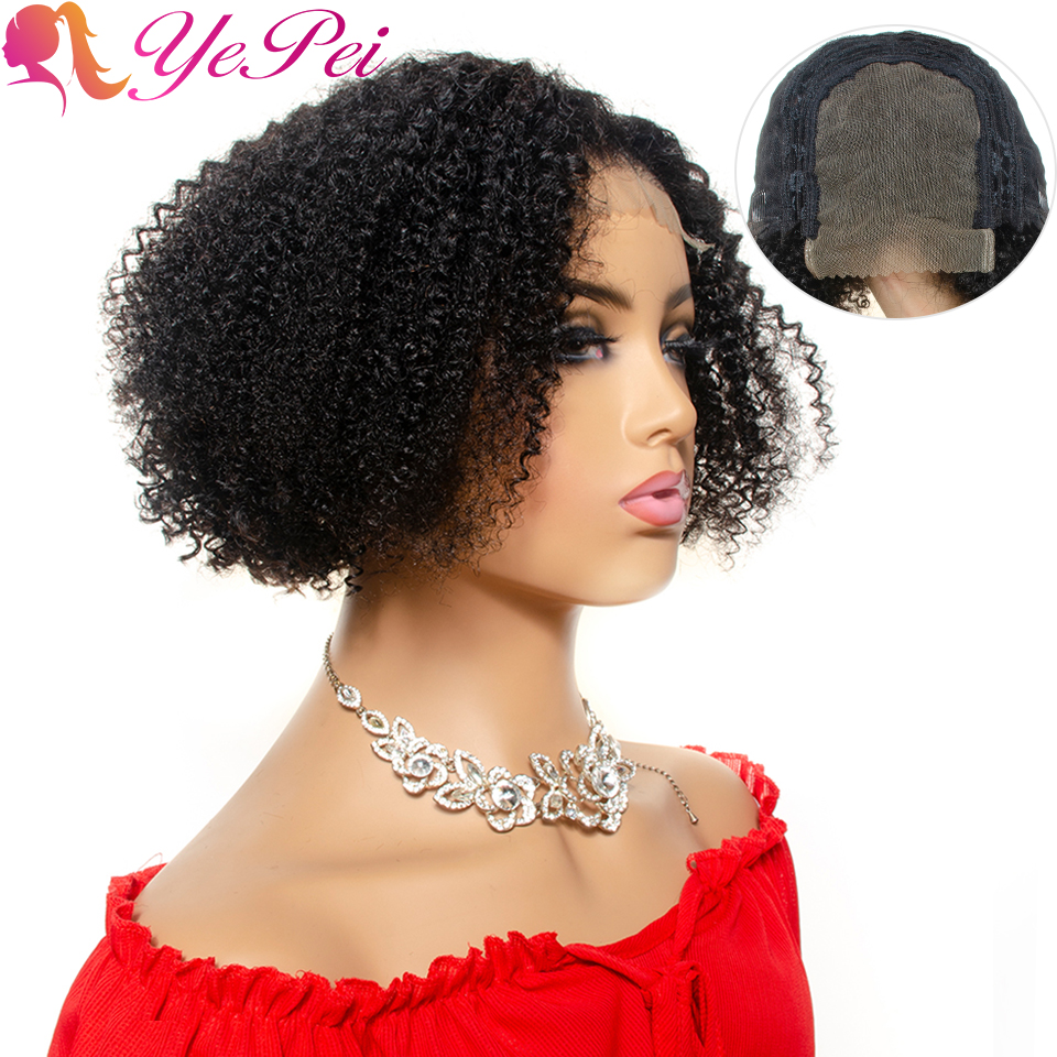 Brazilian Black Perverted Curly Hair Wig 4x4 Lace Closed Short Bob Wig 100% Human Hair Short Pixie, Natural color
Brazilian Black Perverted Curly Hair Wig 4x4 Lace Closed Short Bob Wig 100% Human Hair Short Pixie, Natural color