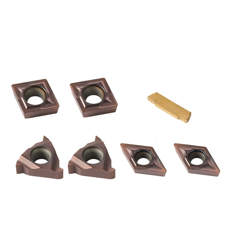 7pcs 10mm Shank Lathe Tool Holder Lathe Tools Metal Cutter Industrial Turning Rod With Carbide Inserts