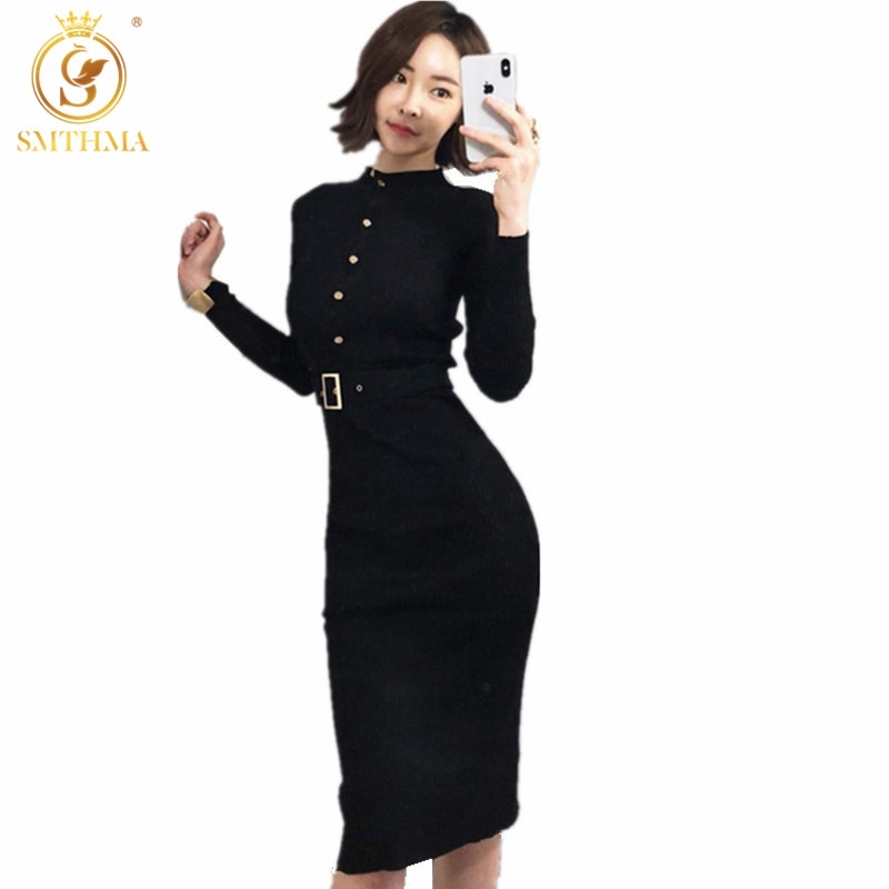Warm Sweater Dress Winter Long Sexy Bodycon Black Dresses With Belt Skinny Knitted Vestidos 210520, Photo color
Warm Sweater Dress Winter Long Sexy Bodycon Black Dresses With Belt Skinny Knitted Vestidos 210520, Photo color