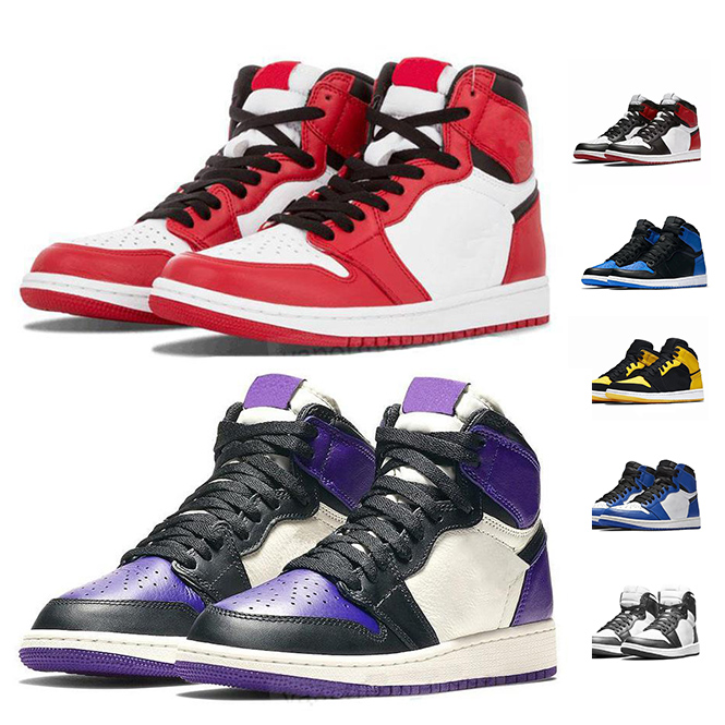 Top Quality Jumpman 1 1S High Basketball Shoes Travis jordan Scotts sans peur Obsidian Unc Mens Femmes Chaussures de Banked Bred Chicago Hommes Sport
Top Quality Jumpman 1 1S High Basketball Shoes Travis jordan Scotts sans peur Obsidian Unc Mens Femmes Chaussures de Banked Bred Chicago Hommes Sport