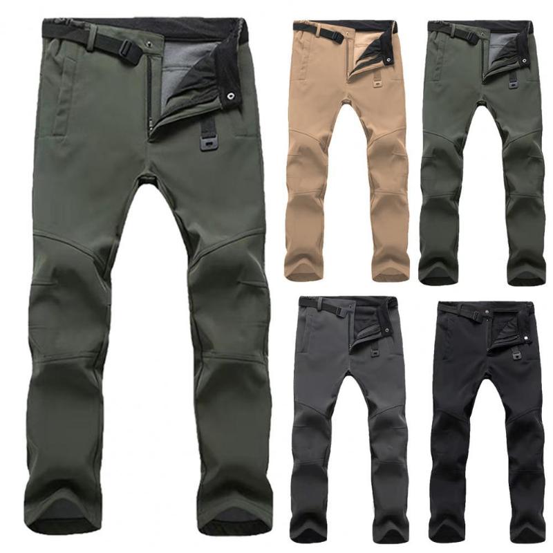 Men's Pants Autumn Casual Men Stretch Waterproof Windproof Fleece Thick Cargo For Climbing Streetwear, Black
Men's Pants Autumn Casual Men Stretch Waterproof Windproof Fleece Thick Cargo For Climbing Streetwear, Black