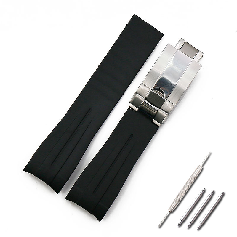Men's rubber strap 20mm 21mm folding buckle watch accessories GMT Ancon waterproof silicone strap women band
Men's rubber strap 20mm 21mm folding buckle watch accessories GMT Ancon waterproof silicone strap women band