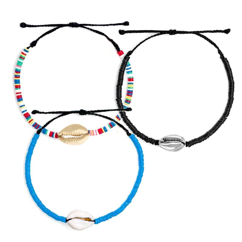 Charm Bracelets Silver Gold Cowrie Sea Shell Charms Bracelet Handmade Beach Summer Waterproof Women Bohemian African Bead
Charm Bracelets Silver Gold Cowrie Sea Shell Charms Bracelet Handmade Beach Summer Waterproof Women Bohemian African Bead