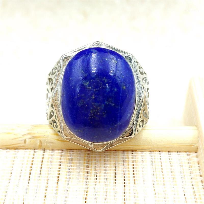 Cluster Rings Genuine Natural Royal Blue Lapis Lazuli Ring Gemstone Adjustable 17x14mm Oval 925 Sterling Silver Bead, Golden;silver
Cluster Rings Genuine Natural Royal Blue Lapis Lazuli Ring Gemstone Adjustable 17x14mm Oval 925 Sterling Silver Bead, Golden;silver