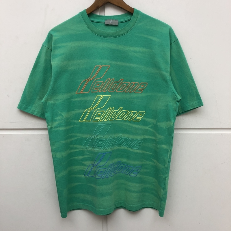 Tie dye Welldone T-shirt Men Women Top Version Rainbow Letters T shirt WE11DONE 210420