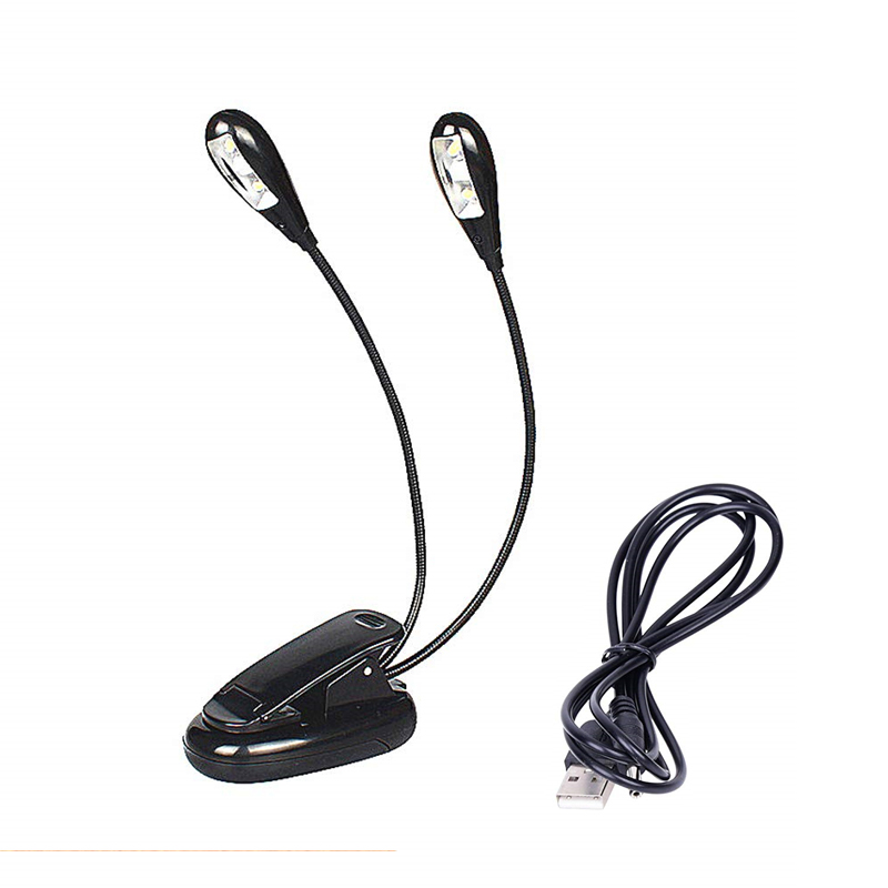 LED Book Light Double Head Clip Music Stand Lamp USB Or 3A Battery Operated Reading Table Lighting Perfect for Piano Player Kids Travel
LED Book Light Double Head Clip Music Stand Lamp USB Or 3A Battery Operated Reading Table Lighting Perfect for Piano Player Kids Travel