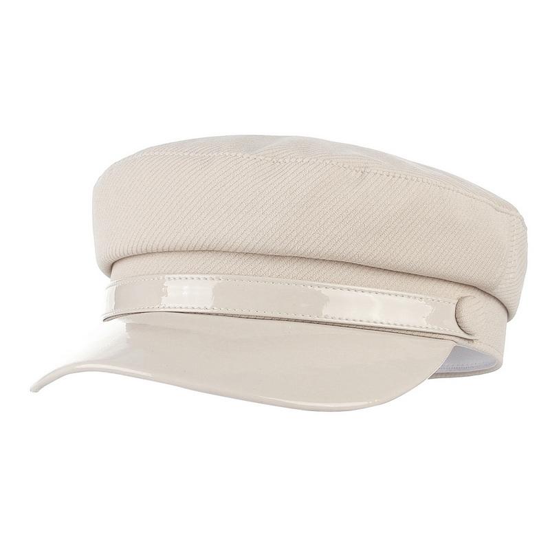 Berets Fashion Sailor Hat Women Military Caps Solid Cotton PU Flat Top With Visor Classic Retro British Winter Cap Adults, White
Berets Fashion Sailor Hat Women Military Caps Solid Cotton PU Flat Top With Visor Classic Retro British Winter Cap Adults, White