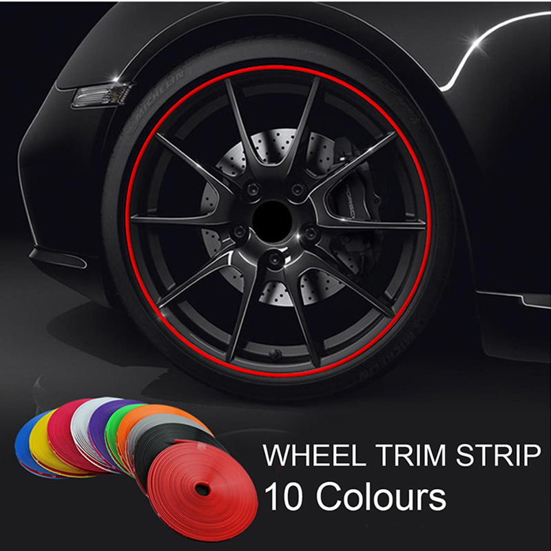 Good NEW 8M/ Roll Rimblades Car Vehicle Color Wheel Rims Protectors Decor Strip Tire Guard Line Rubber Moulding Trim Wheel Decor
Good NEW 8M/ Roll Rimblades Car Vehicle Color Wheel Rims Protectors Decor Strip Tire Guard Line Rubber Moulding Trim Wheel Decor