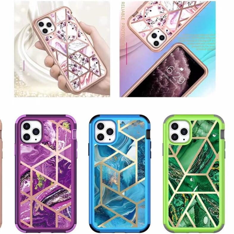 IMD Marble 3 in 1 Hybrid Soft TPU Hard PC Shockproof Phone Cases Cover For iphone 12 11 Pro Max XR XS 6 7 8 Plus, Mixed colors
IMD Marble 3 in 1 Hybrid Soft TPU Hard PC Shockproof Phone Cases Cover For iphone 12 11 Pro Max XR XS 6 7 8 Plus, Mixed colors