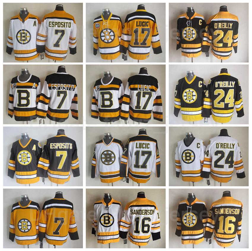 Vintage CCM Classic Boston Bruins 7 Phil Esposito Jersey Ice Hockey 16 Derek Sanderson 17 Milan Lucic 24 Terry OReilly 75 Anniversary Retro, 24 white
Vintage CCM Classic Boston Bruins 7 Phil Esposito Jersey Ice Hockey 16 Derek Sanderson 17 Milan Lucic 24 Terry OReilly 75 Anniversary Retro, 24 white