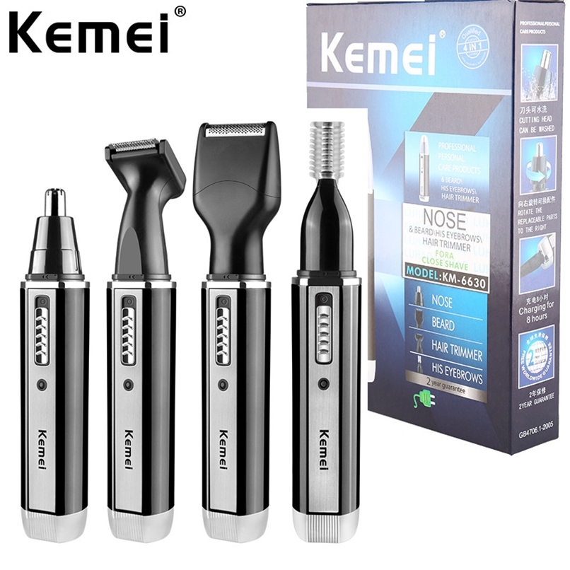 4in1 rechargeable nose trimmer beard trimer for men ear eyebrow nose hair trimmer for nose and ear hair removal cleaning machine 220301 
4in1 rechargeable nose trimmer beard trimer for men ear eyebrow nose hair trimmer for nose and ear hair removal cleaning machine 220301
