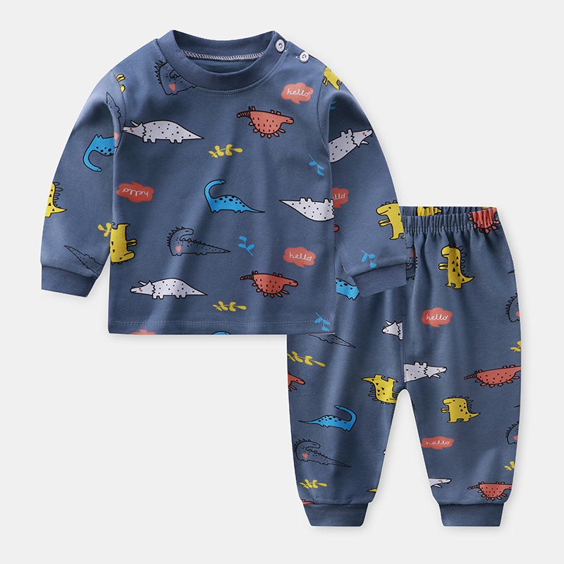 Autumn Pajamas For Children Long Sleeve Cotton Blend Suit Cartoon Animal Clothing Baby Pyjamas Set Sleepwear Christmas Pajamas 1802 Z2, Color mix
Autumn Pajamas For Children Long Sleeve Cotton Blend Suit Cartoon Animal Clothing Baby Pyjamas Set Sleepwear Christmas Pajamas 1802 Z2, Color mix