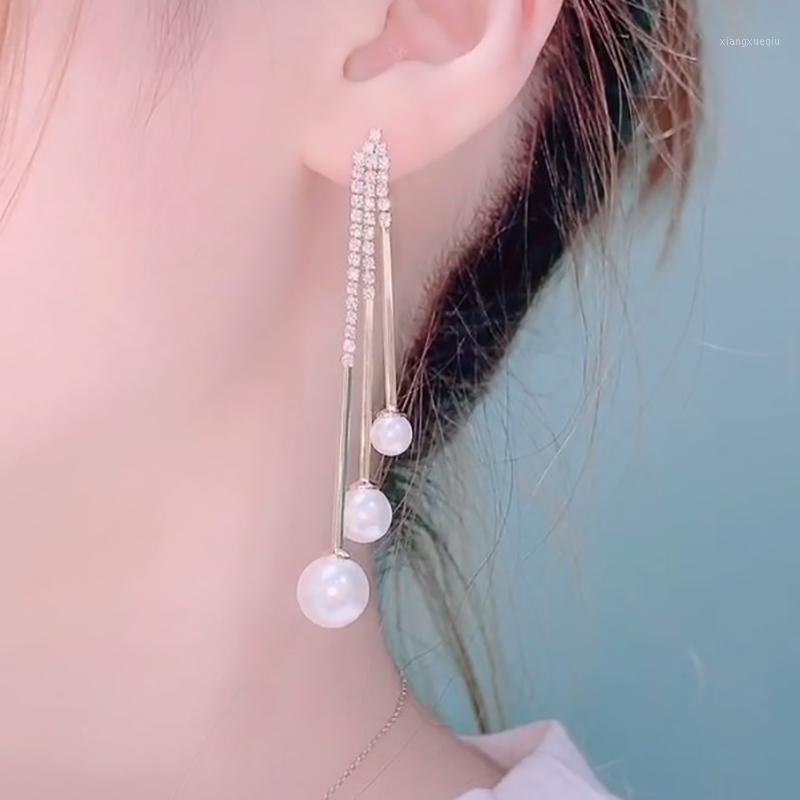 Red Pearl Long Tassel Earrings For Women Gold Geometric Round Drop Dangle Wedding Fashion Female 2022 Jewelry Gift & Chandelier, Silver 
Red Pearl Long Tassel Earrings For Women Gold Geometric Round Drop Dangle Wedding Fashion Female 2022 Jewelry Gift & Chandelier, Silver