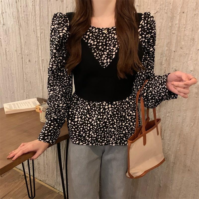 Women's Blouses & Shirts Long-Sleeved Shirt Spring And Autumn Retro Style Fashionable Stylish Leopard Print Top Two-Piece Suit, White
Women's Blouses & Shirts Long-Sleeved Shirt Spring And Autumn Retro Style Fashionable Stylish Leopard Print Top Two-Piece Suit, White
