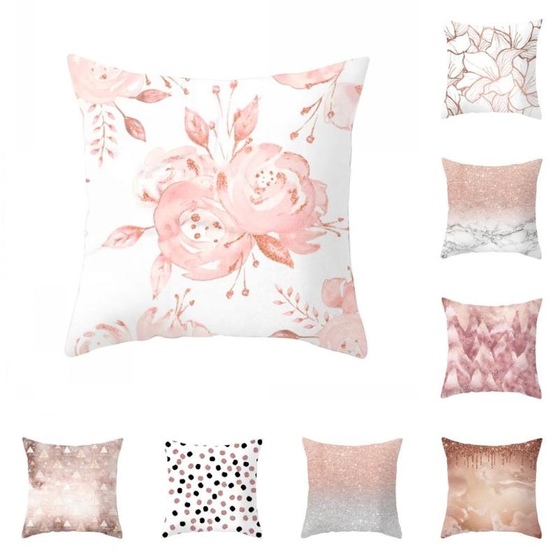 Cushion/Decorative Pillow Rose Pink Pattern Pillowcase Flowers Dot Quicksand Nordic Home Decoration Cushion Cover Cojines Decorativos Para C
Cushion/Decorative Pillow Rose Pink Pattern Pillowcase Flowers Dot Quicksand Nordic Home Decoration Cushion Cover Cojines Decorativos Para C