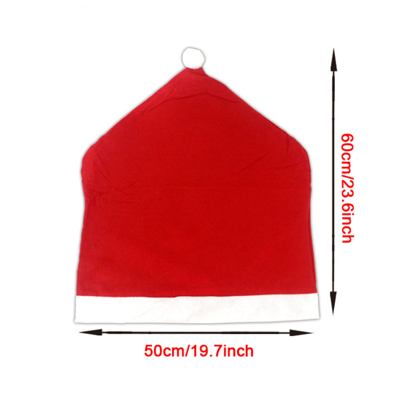 Chaircase Covering Non-Woven Chair Covers Snowman Home Room Christmas Decorations Santa Claus Children GIF DH0136 Free shipping