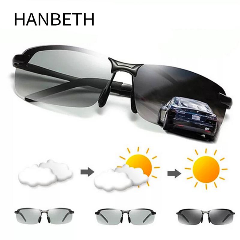 Sunglasses Pochromic Men Polarized Driving Chameleon Glasses Male Change Color Day Night Vision Eyewear, White;black
Sunglasses Pochromic Men Polarized Driving Chameleon Glasses Male Change Color Day Night Vision Eyewear, White;black