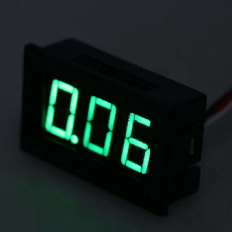OOTDTY Mini Voltmeter Tester Digital Voltage Test Battery DC 0-30V Auto Engine Voltage Panel Meter LED voltmeter Tool