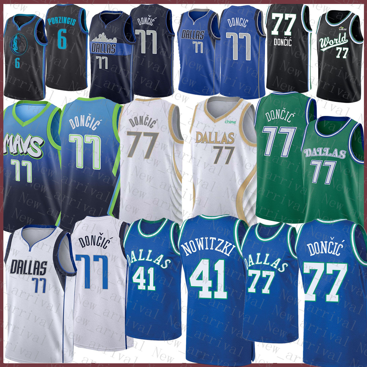 Luka Kristaps 6 Porzingis 77 Doncic Mens Dirk 41 Nowitzki Youth DallasMavericks2020 2021 New Basketball Jersey Multi, 2021 jersey-xiaoniu
Luka Kristaps 6 Porzingis 77 Doncic Mens Dirk 41 Nowitzki Youth DallasMavericks2020 2021 New Basketball Jersey Multi, 2021 jersey-xiaoniu