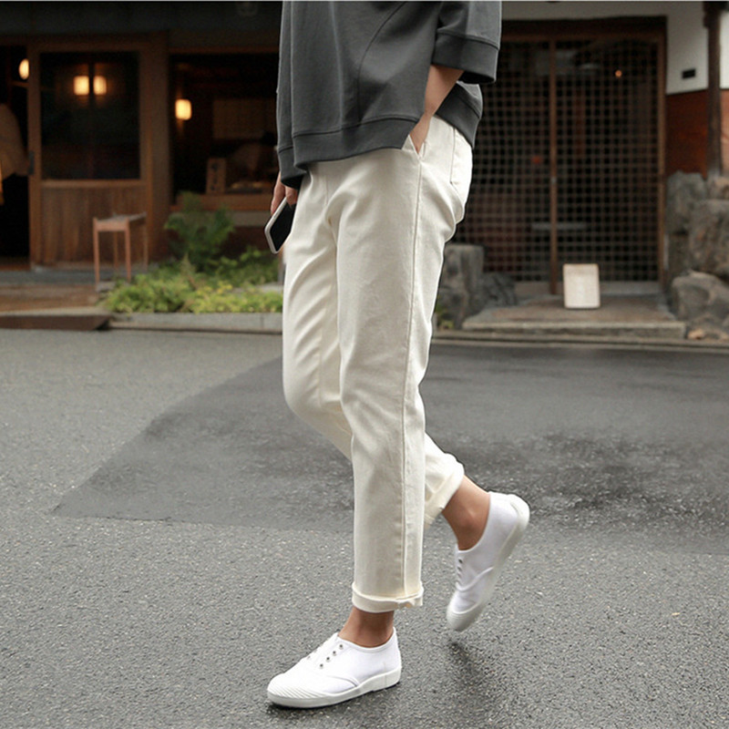 OL Minimalist High Waist Harem Pants Women Autumn Winter Casual Carrot Cotton Thick Stretch Radish Trousers 210421