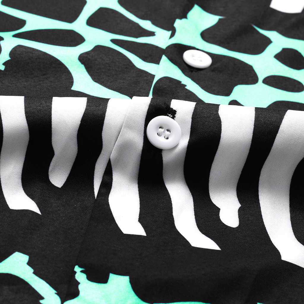 Leopard Shirts Men Beach Hawaiian Casual Holiday Patchwork Mens Shirt Oversized Short Sleeve Camisas Zebra Splice Camisa 210721