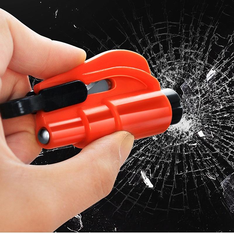 Keychains 2021 Car Safety Hammer Spring Type Escape Window …