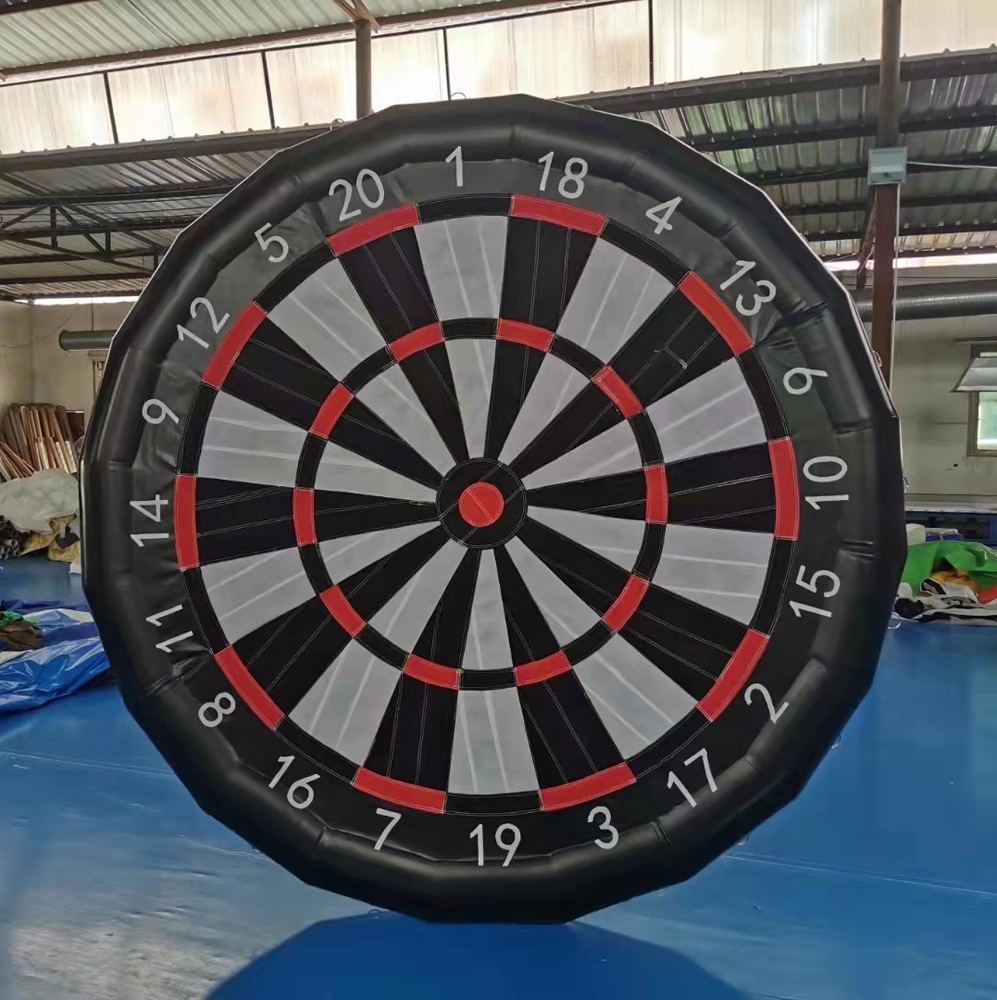 Factory Airtight 2M Hanging PVC Outdoor Inflatable Football Dart Board Soccer Target Games Kick Shooting Dartboard