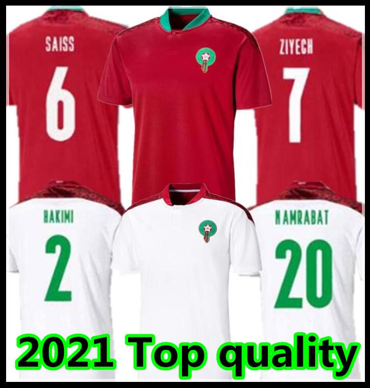 2020 2021 Morocco soccer jerseys home away 20 21 maillot de foot Ziyech Boufal FAJR Munir Ait Bennasser Amrabat football shirts
2020 2021 Morocco soccer jerseys home away 20 21 maillot de foot Ziyech Boufal FAJR Munir Ait Bennasser Amrabat football shirts