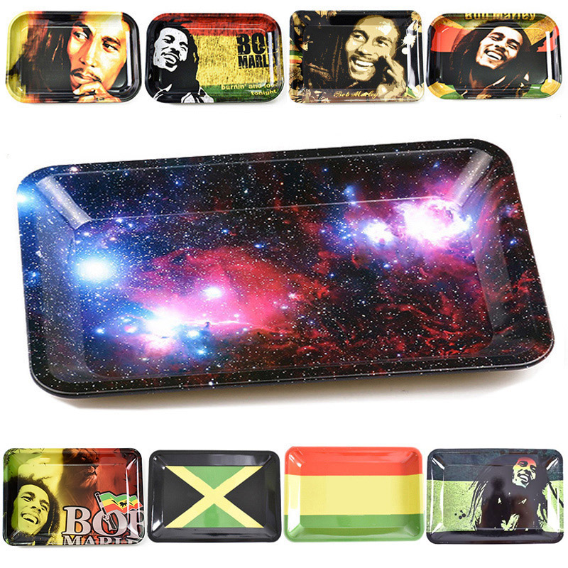 Metal Smoke Rolling Tray Bob Marley 180*125mm Tobacco Roll Trays Hand Roller Smoking Accessories Cigarette tools Via Express
Metal Smoke Rolling Tray Bob Marley 180*125mm Tobacco Roll Trays Hand Roller Smoking Accessories Cigarette tools Via Express