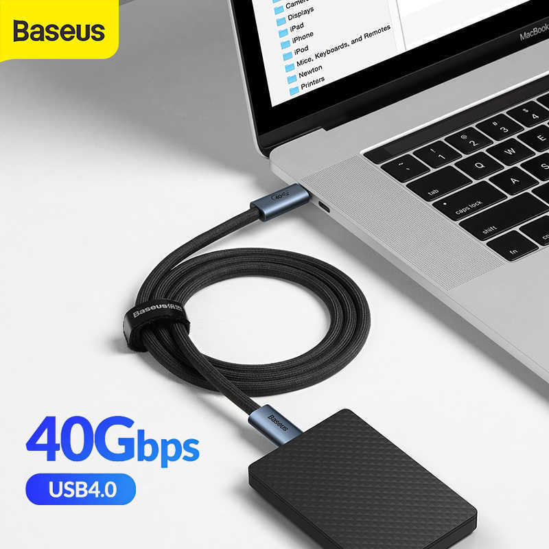 Baseus USB C Cable PD 100W fast charging USB Type C Data Cable supports 40Gbps high-speed transmission for MacBook Pro iPad Pro от DHgate WW