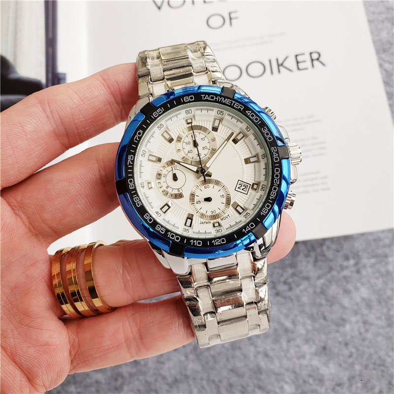 Brand Watches Men Male Multifunction Style Metal Steel Quartz Wrist Watch Small Dials Can Work GA46, Silver black blue
Brand Watches Men Male Multifunction Style Metal Steel Quartz Wrist Watch Small Dials Can Work GA46, Silver black blue