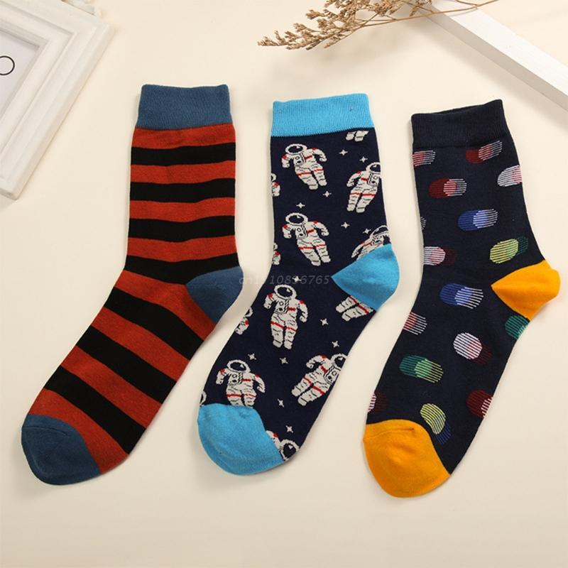 Men's Socks Mens Creative Cartoon Business Crew Harajuku Cute Astronaut Multicolored Geometry Pattern Combed Cotton Mid Tube Hosiery, Black
Men's Socks Mens Creative Cartoon Business Crew Harajuku Cute Astronaut Multicolored Geometry Pattern Combed Cotton Mid Tube Hosiery, Black
